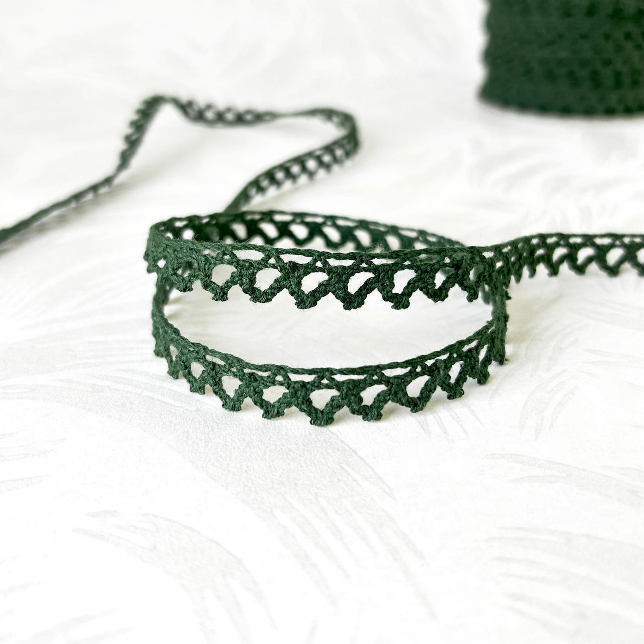Moss_Green_Cotton_Cluny_Lace