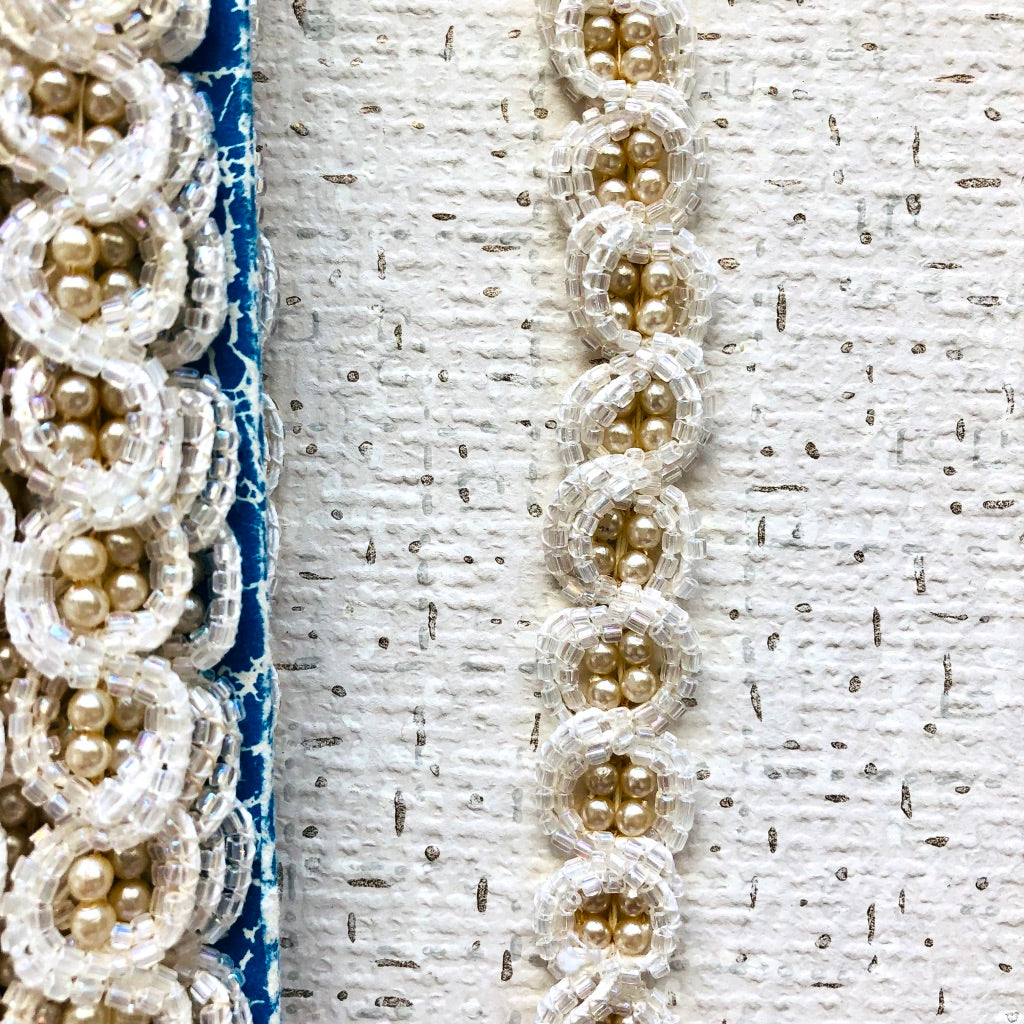 Bohemian Glass Beaded Trims - By the Foot