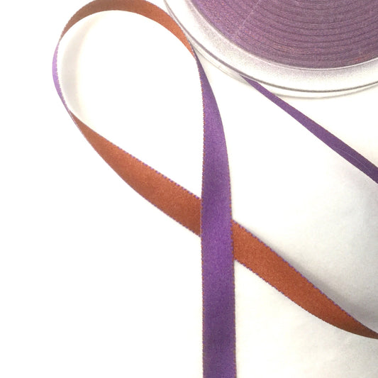 Narrow Double Sided Reversible Satin Ribbon - Multiple Colorways