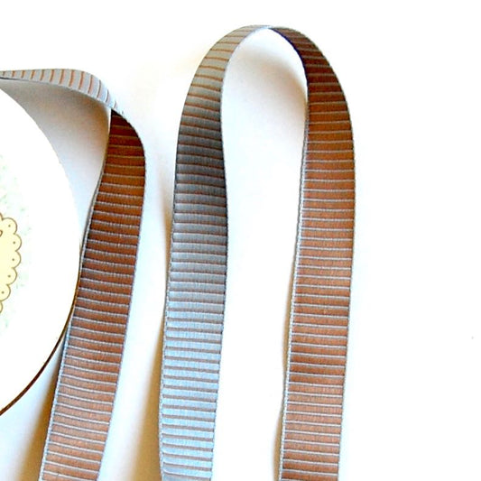 Subtle Stripes Woven Jacquard Ribbon - Multiple Colorways