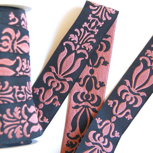 Fancy Flourish Woven Jacquard Ribbon