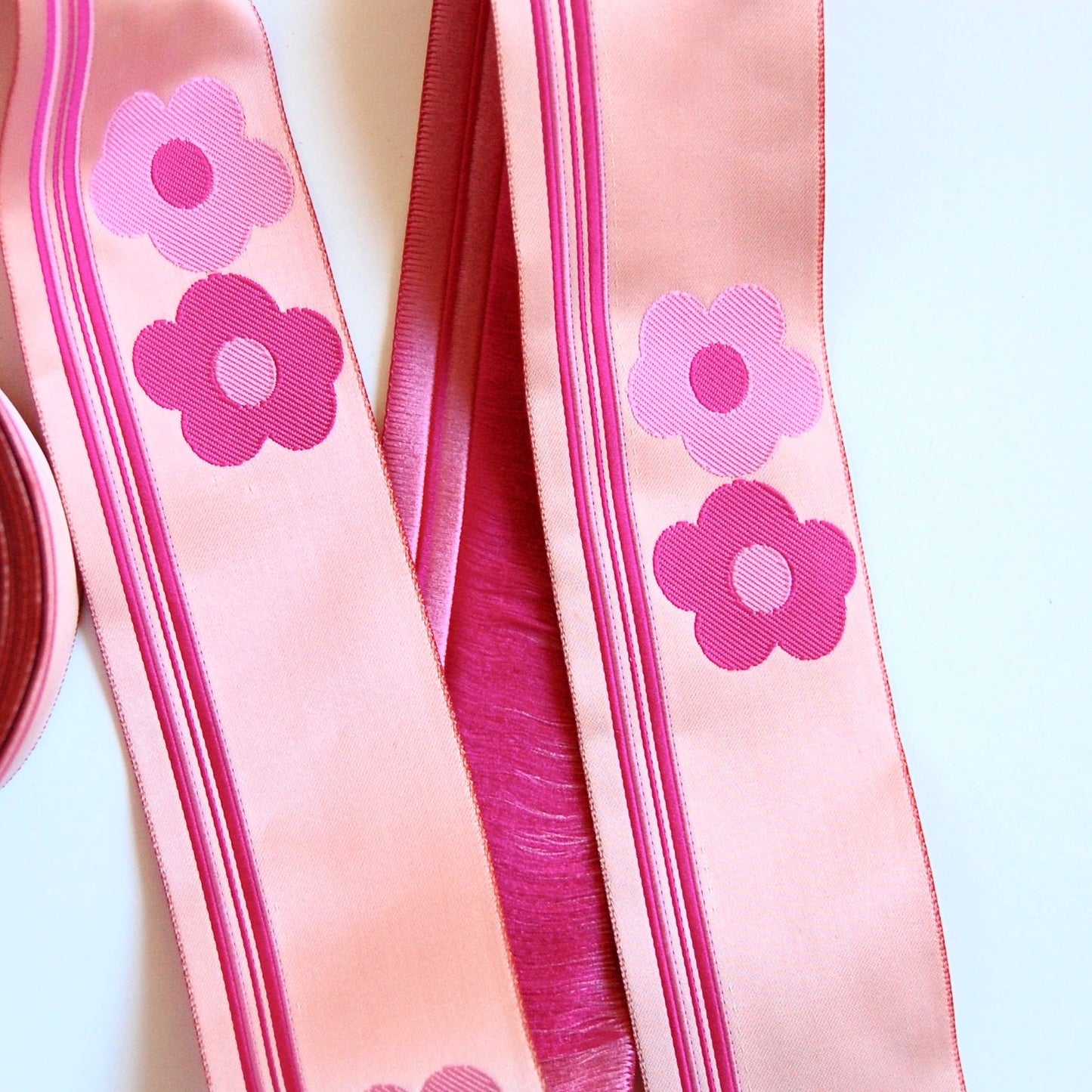 Flower Power Woven Jacquard Ribbon