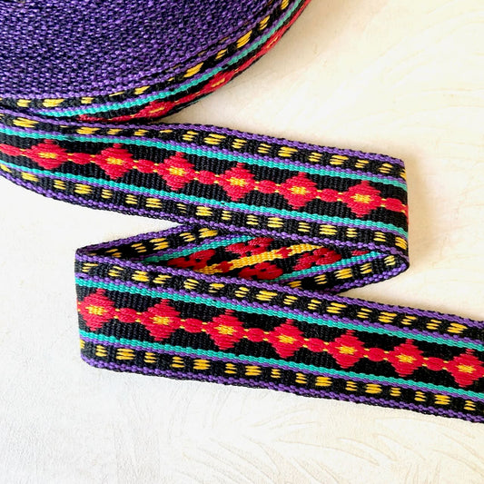 Diamond_Chain_Jacquard_Ribbon