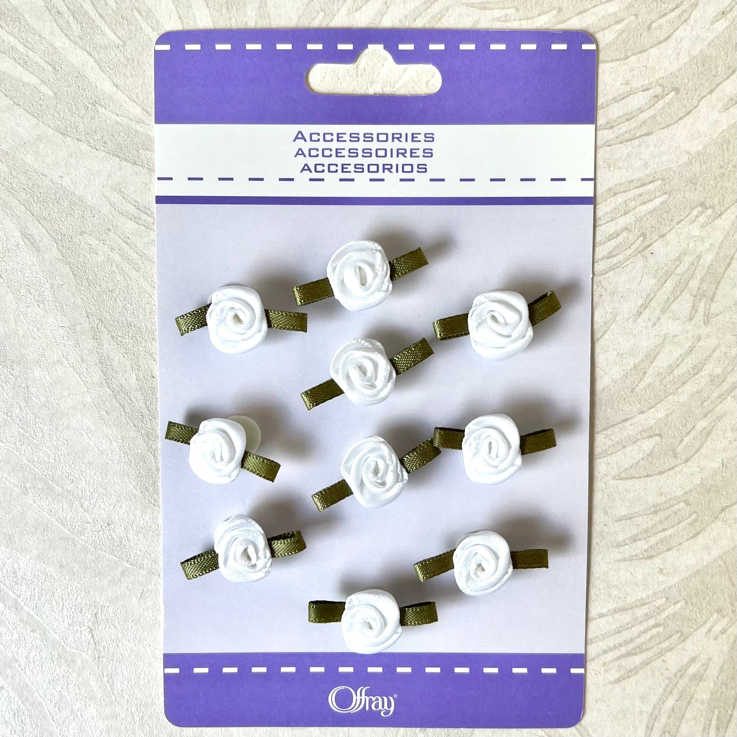 Little Rolled Ribbon Flowers - Multiple Colorways