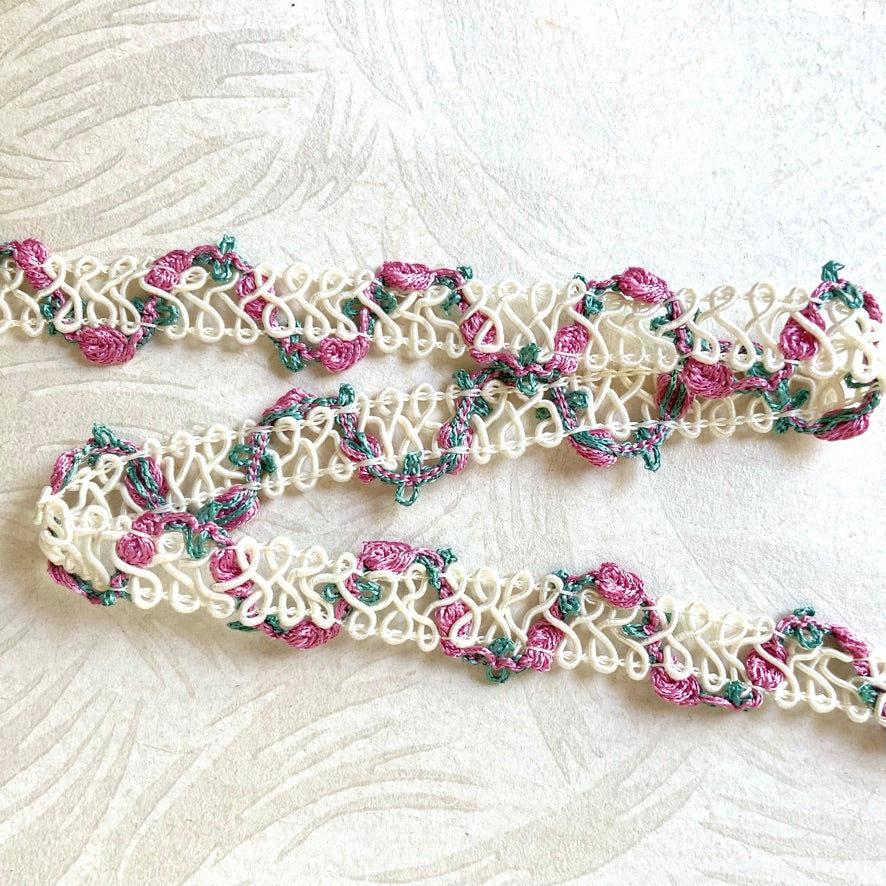Rosebud Rococo Passementerie Braid - Multiple Colorways