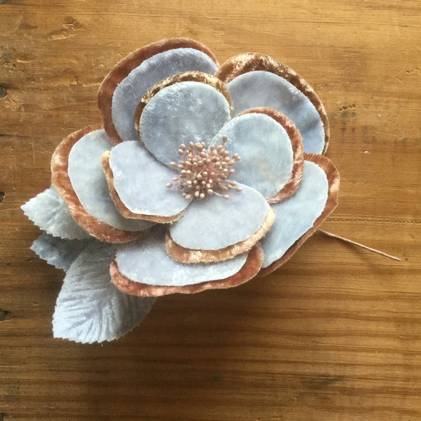 Layered Velvet Flower