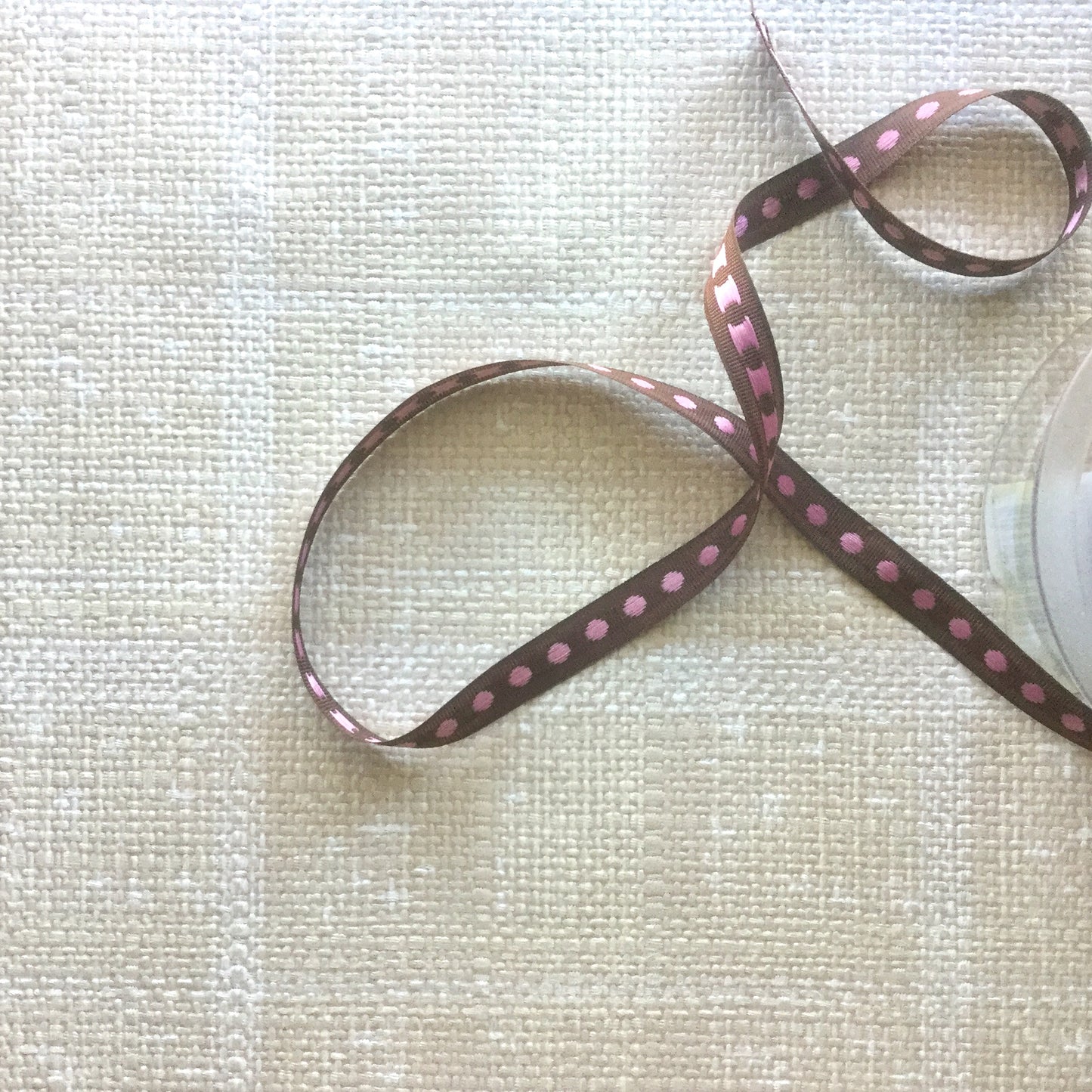 Woven Dots in a Row Ribbon - Multiple Colorways
