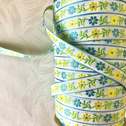 Narrow Daisy Jacquard - Vintage - Multiple Colorways