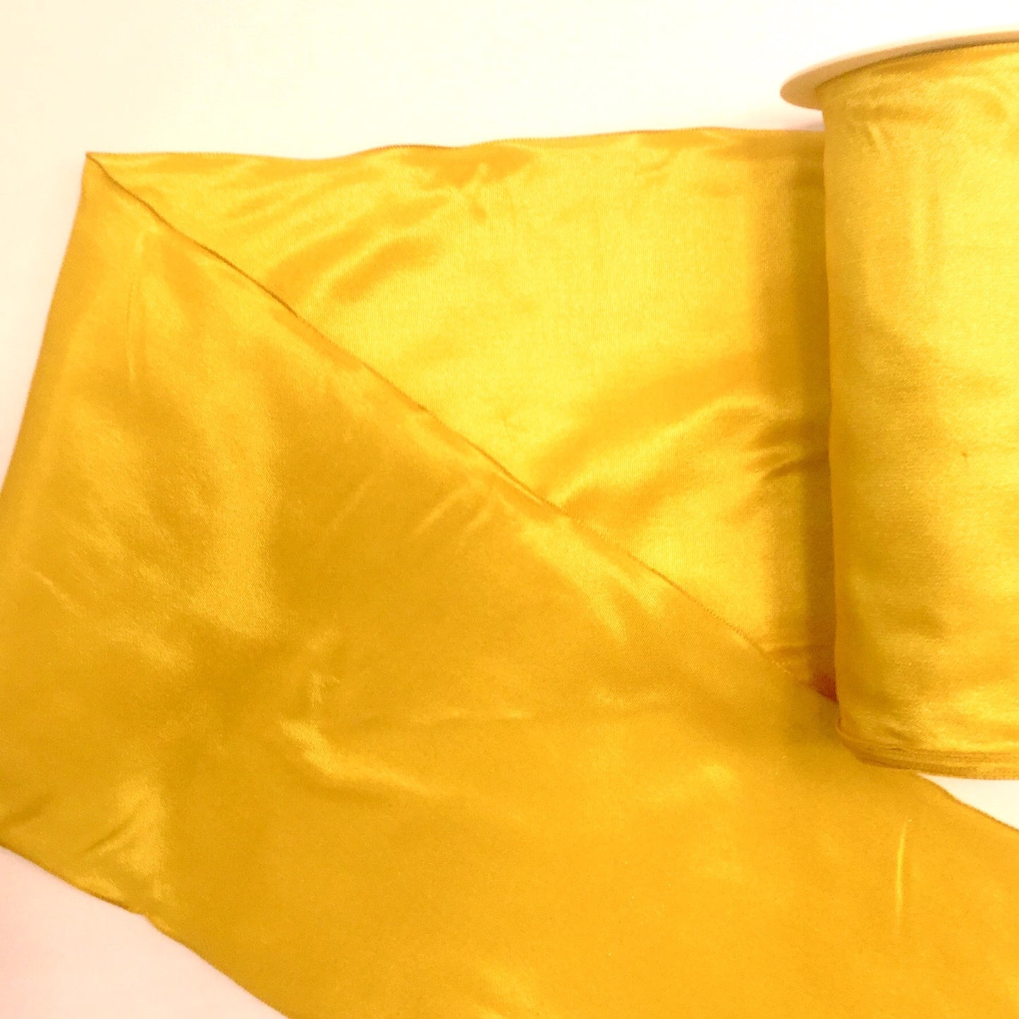 Wide Wired Taffeta Ribbon, Solid