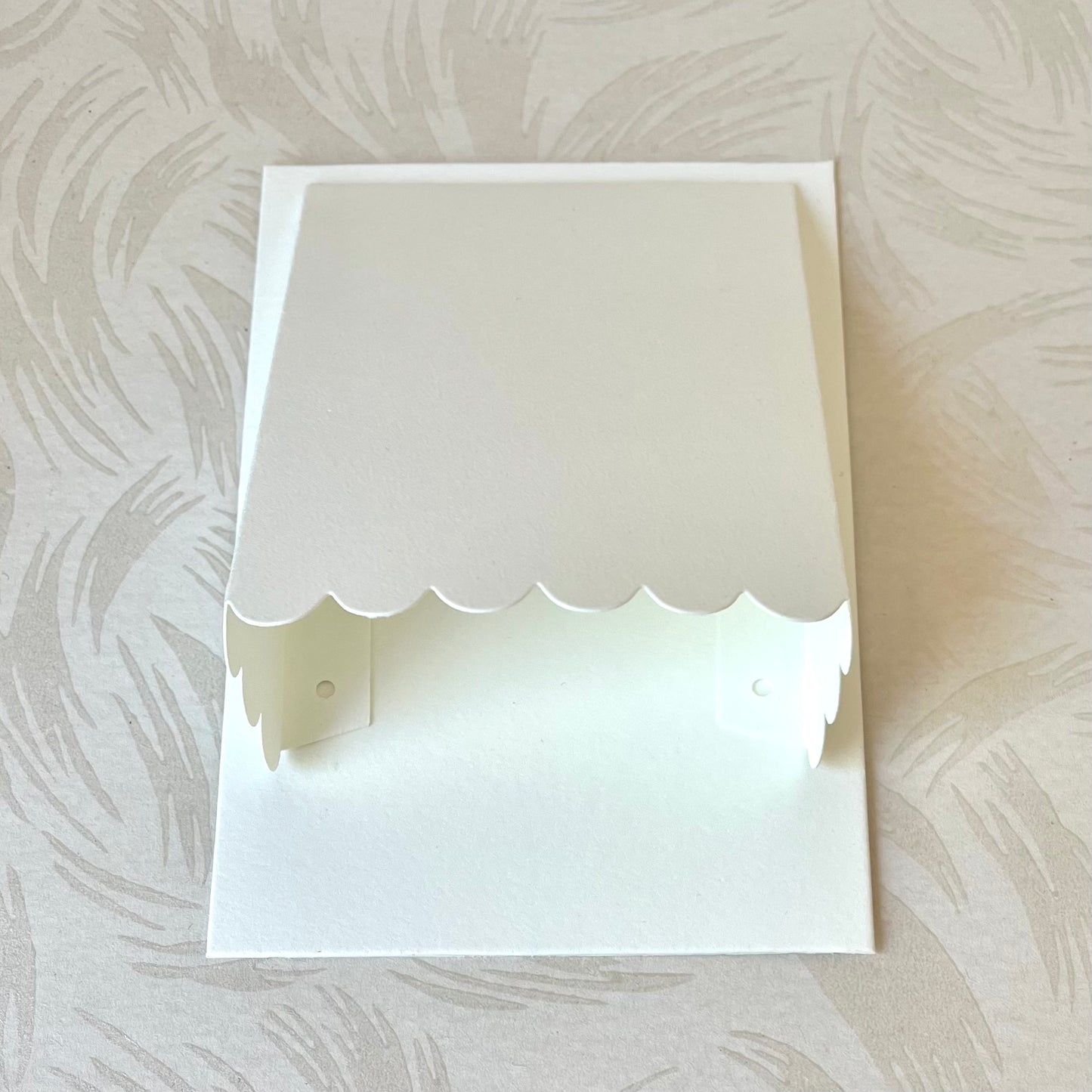 Die-Cut Letterpress Paper Wall Pocket