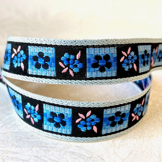 Floral_Square_Jacquard_Ribbon_Blue