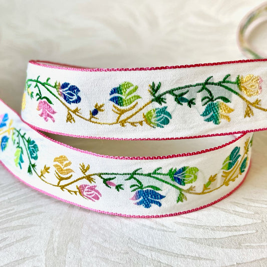 Floral_Taffeta_Jacquard_Ribbon