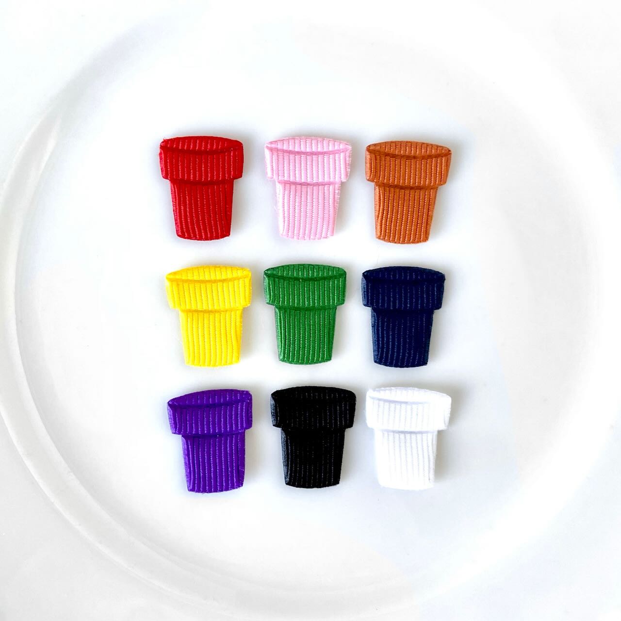 Flower Pot Applique - Multiple Colors