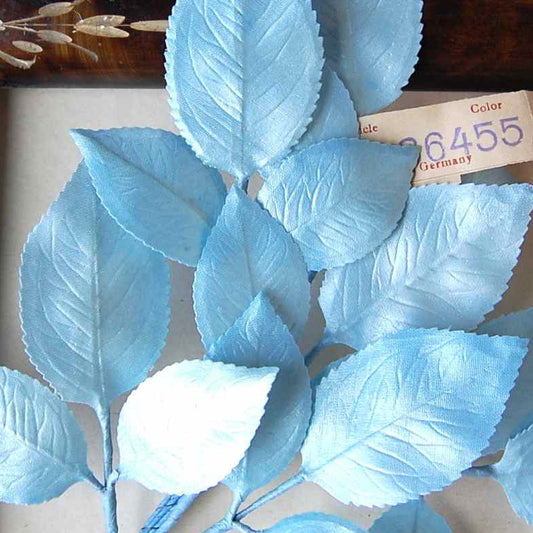 Pearlized Satin Vintage Millinery Leaves