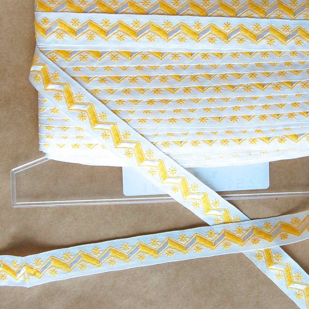Embroidered Ribbon, Zig-Zag