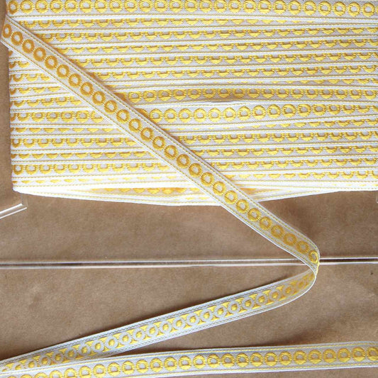 Embroidered Entredeux, Circle