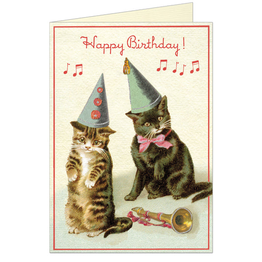 Happy Birthday Cats - Greeting Card