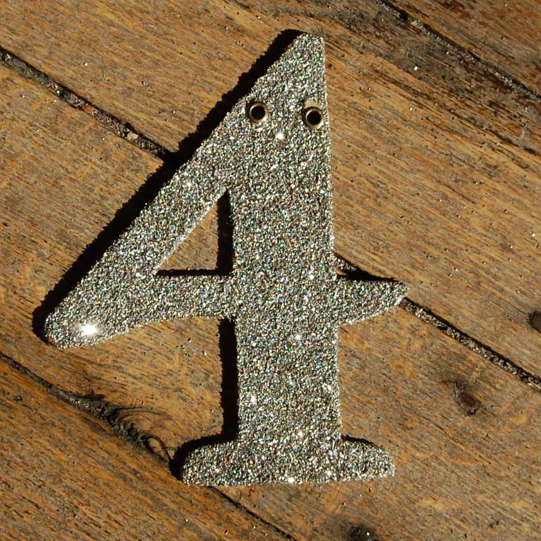 Glitter-Number-4