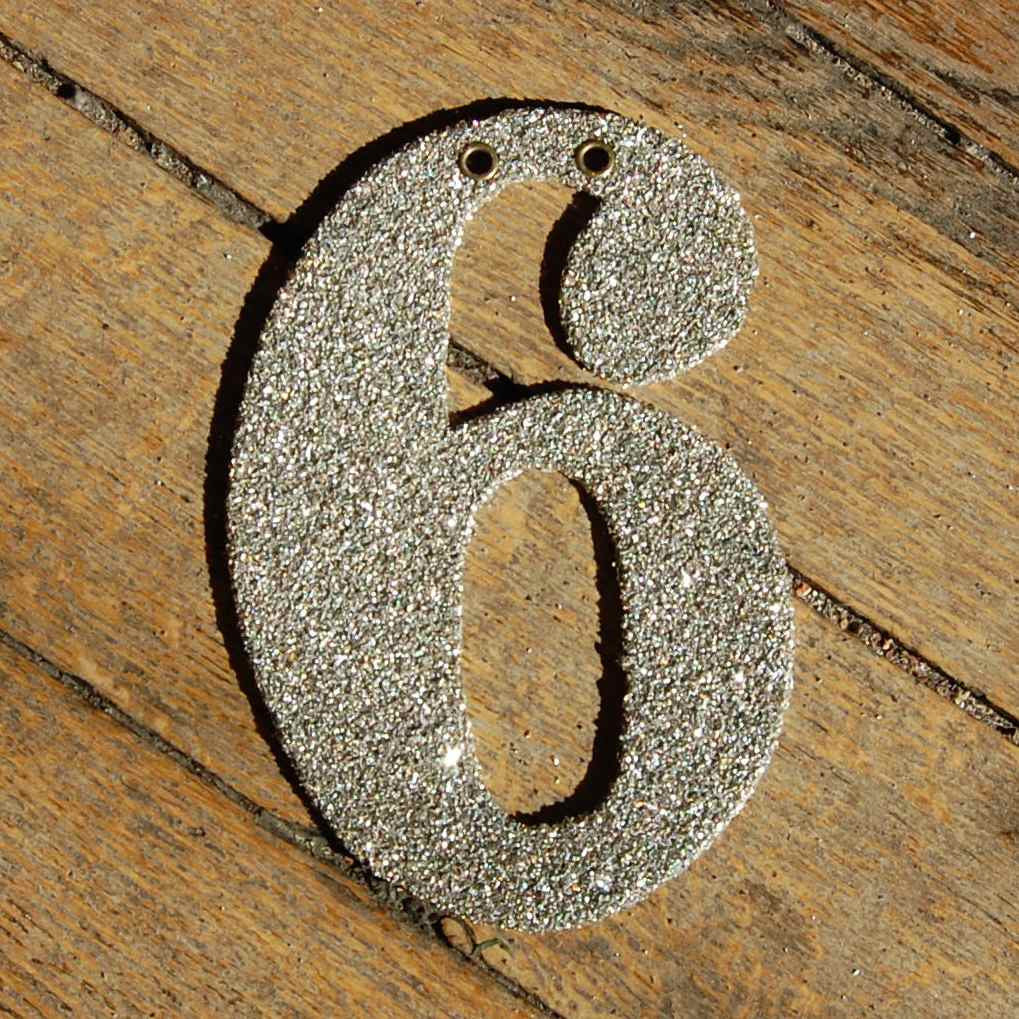 Glitter-Number-6