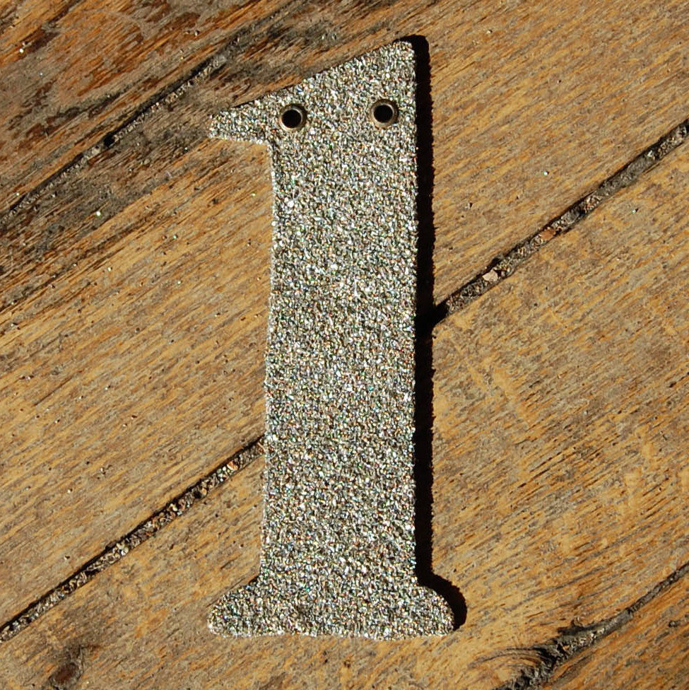 Glitter-Number-1