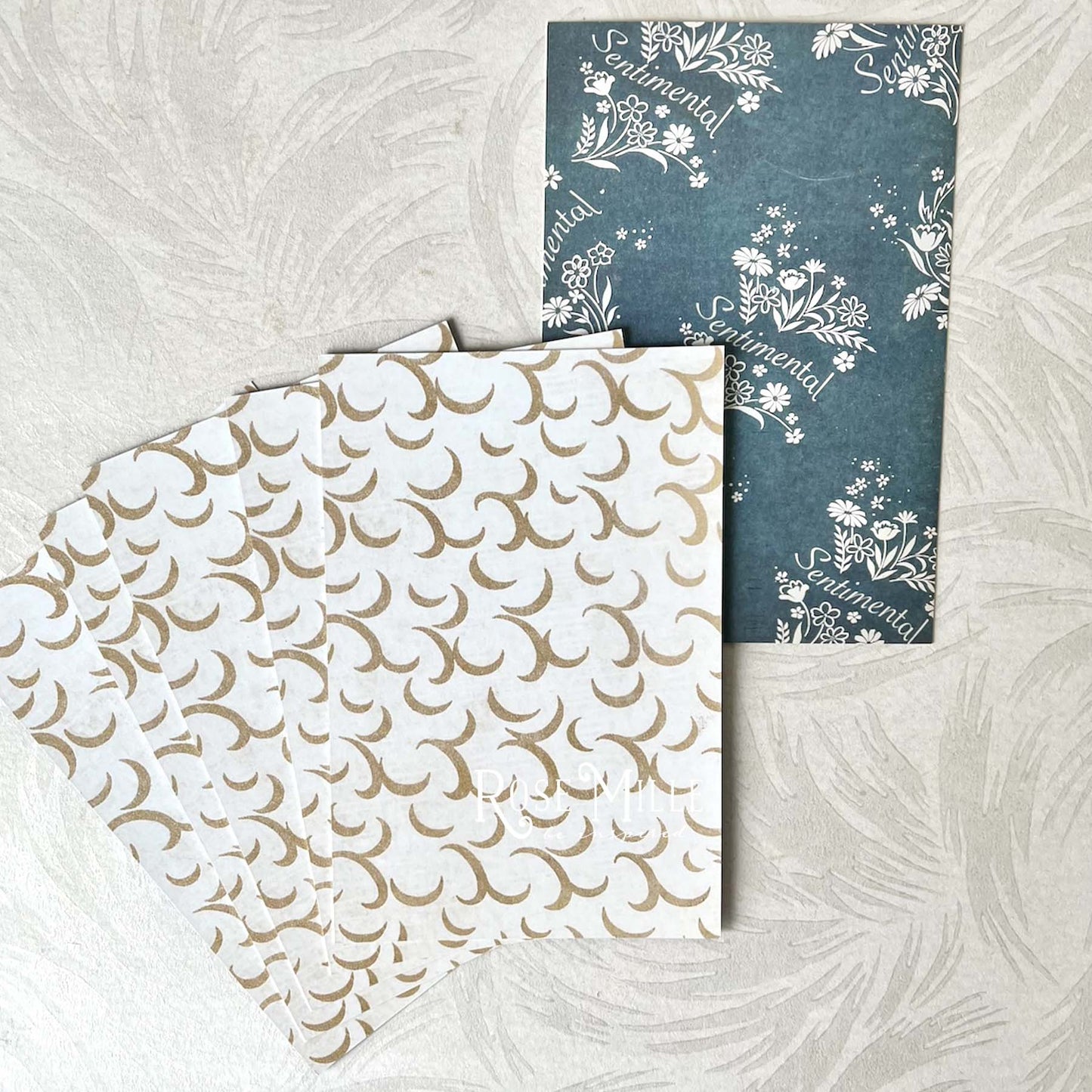 Sentimental Blue - Layering Cards