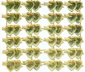 Double Hearts with Arrow