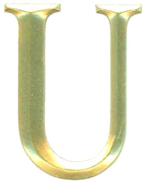 Gold_Dresden_Letter_U