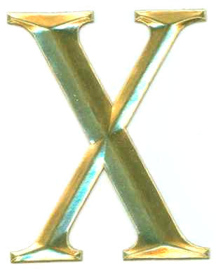 Gold_Dresden_Letter_X