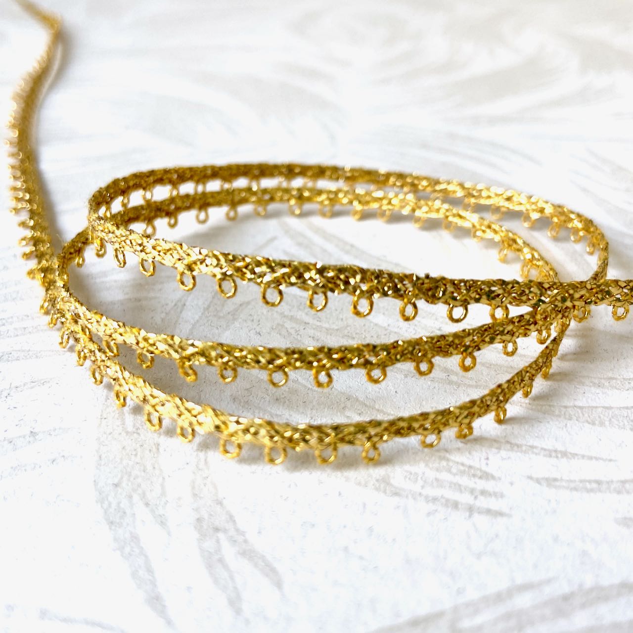    Gold_Metallic_Loop_Fringe