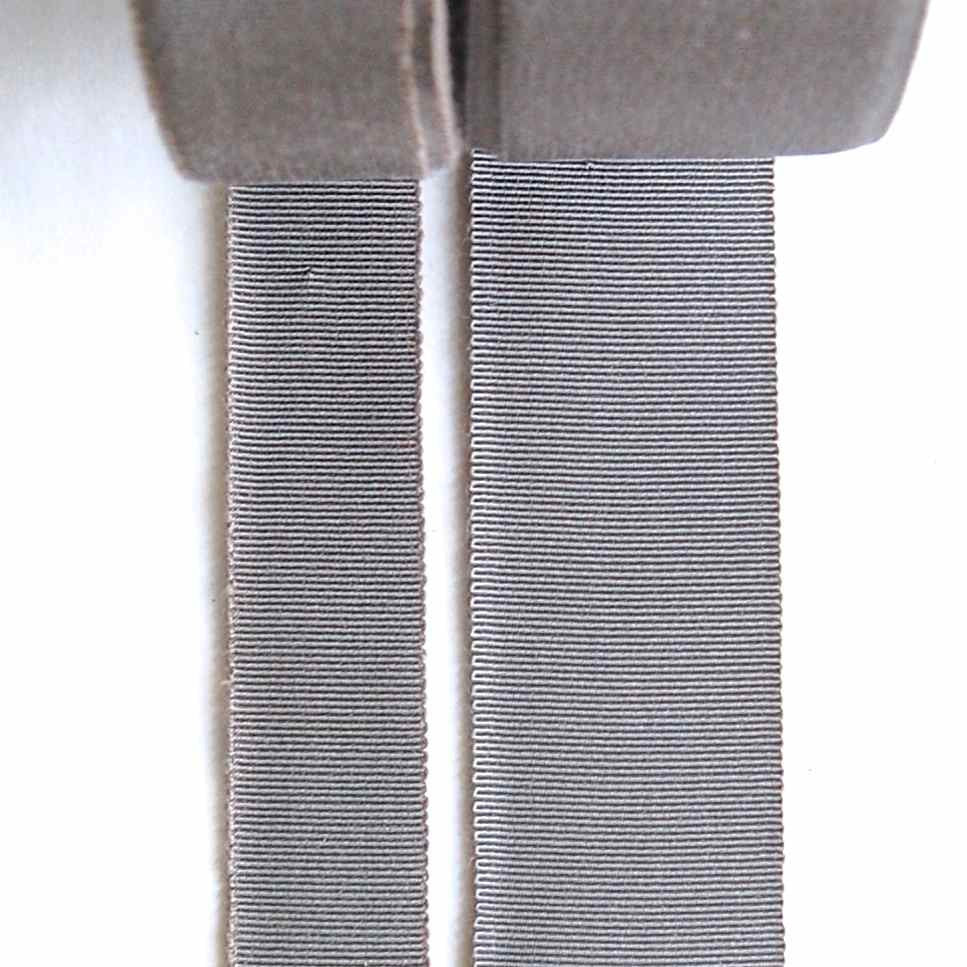 Gray-Grosgrain
