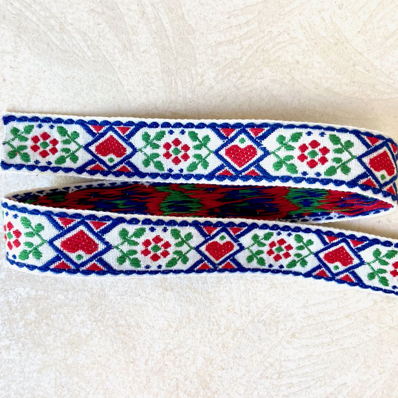 Heart_Flower_Jacquard_Ribbon_Blue