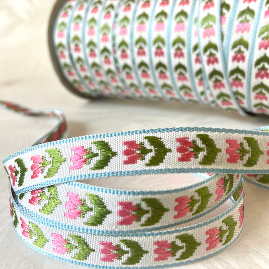 Narrow Tulips Jacquard - Multiple Colorways