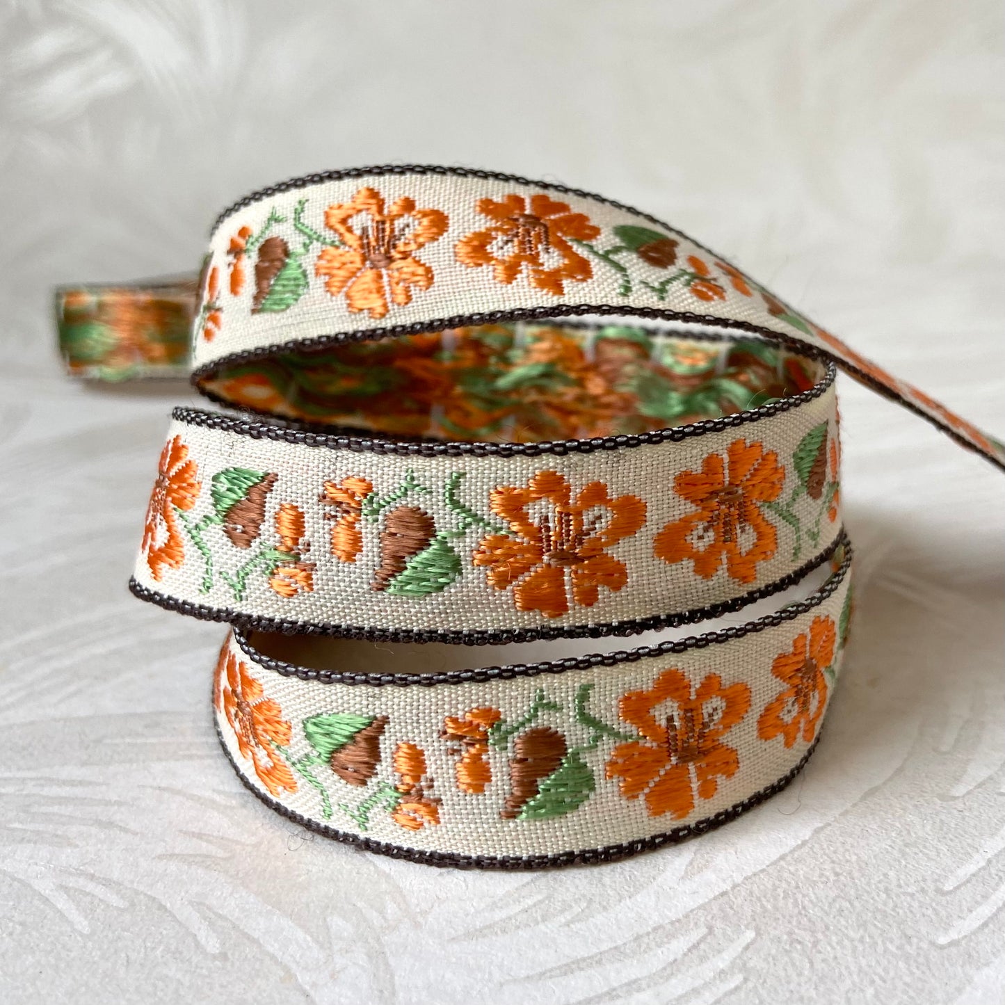 Embroidered Foliage & Flowers Jacquard - Multiple Colorways