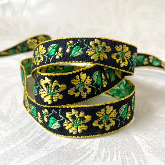 Embroidered Foliage & Flowers Jacquard - Multiple Colorways