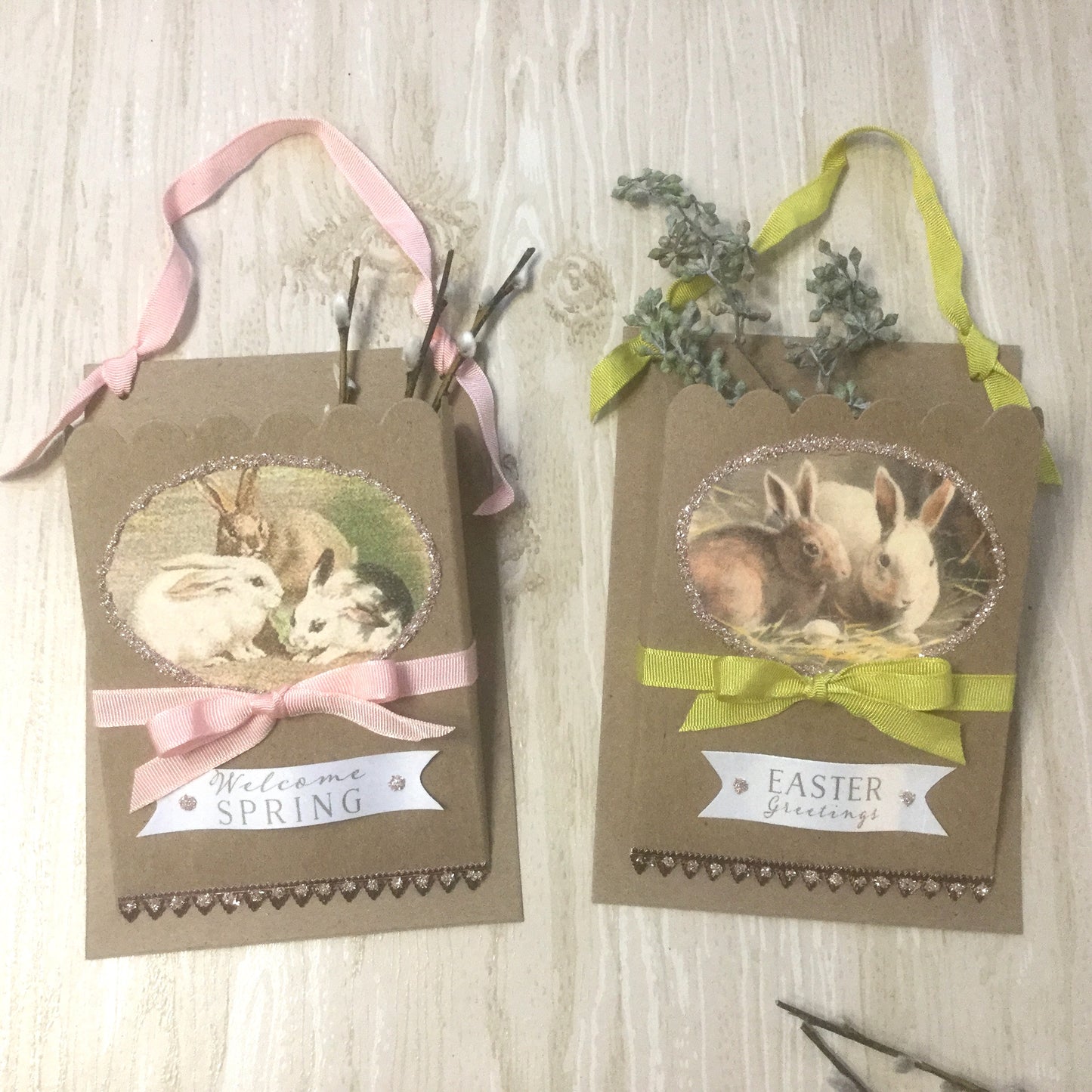 Welcome Spring Wall Pocket