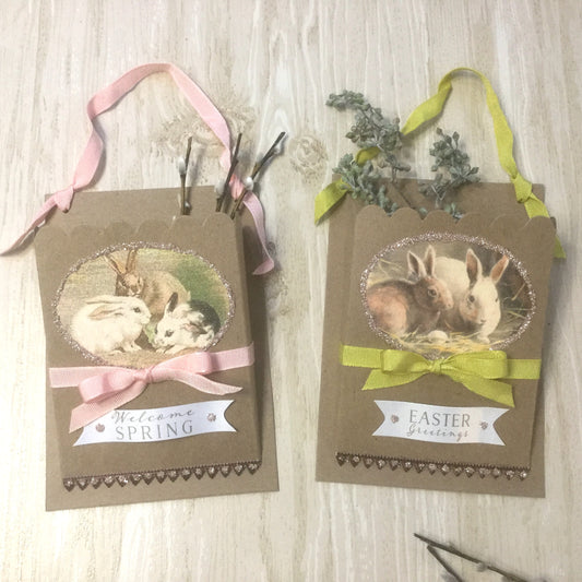 Welcome Spring Wall Pocket