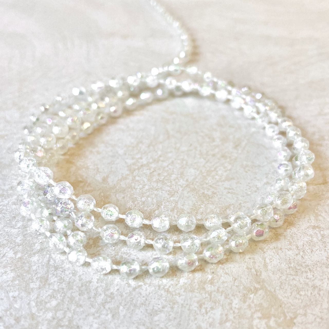 Iridescent_Faceted_Faux_Pearls_Clear