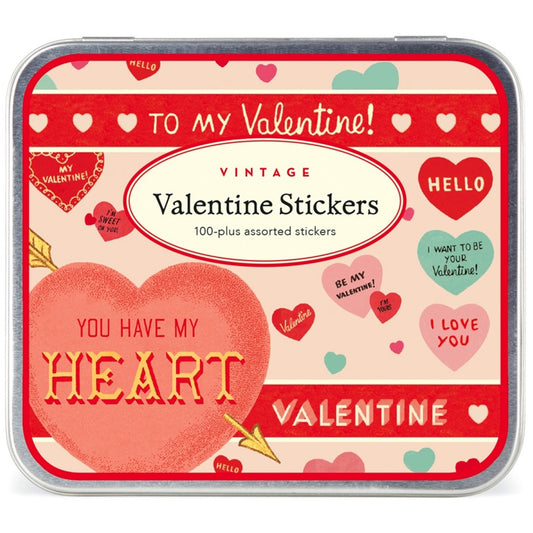 Vintage Valentine Stickers