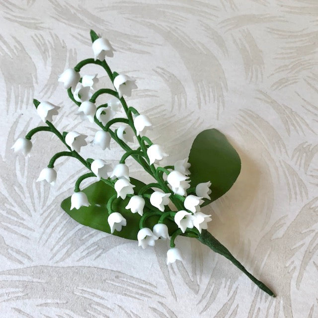 paper white lilies Lily of the Valley Sprig – Rose Mille