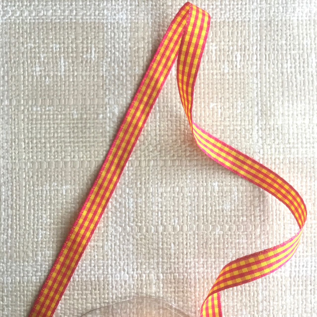 Gingham Check Narrow Ribbon - Multiple Colorways