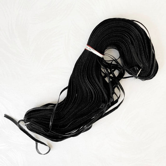 Black Millinery Braid - Vintage