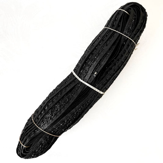 Black Millinery Braid - Vintage Switzerland