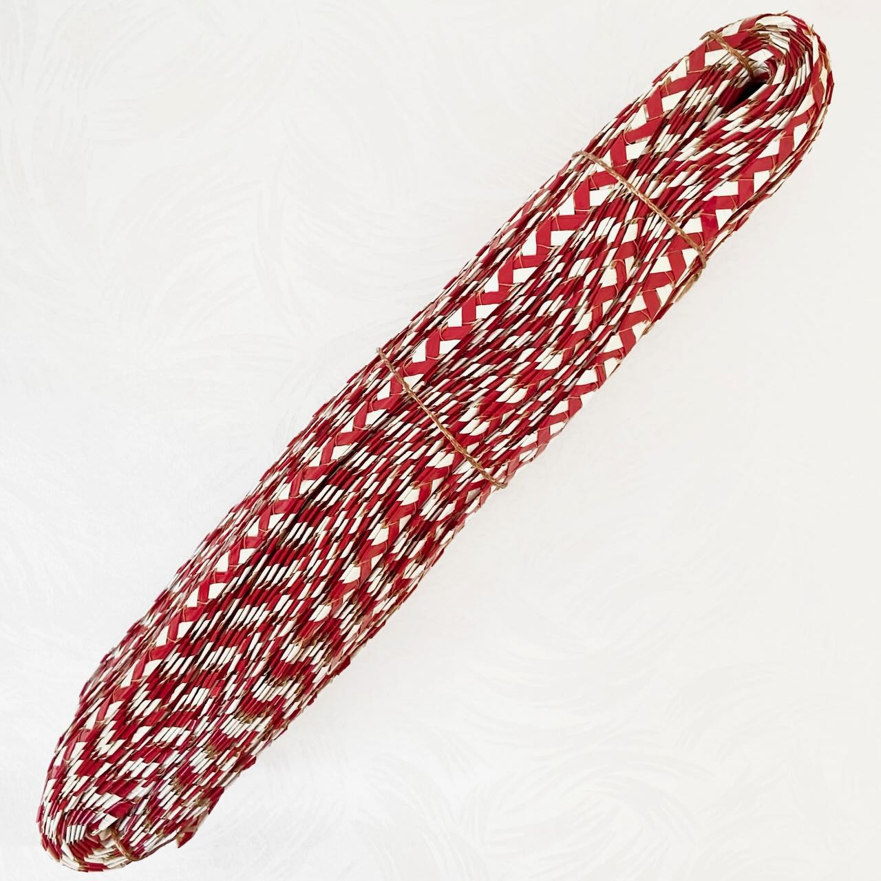 Red & White Millinery Braid - Vintage