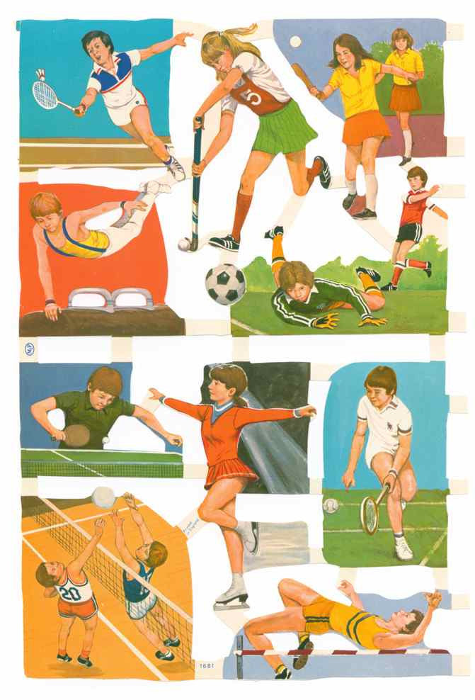 Scrapbook Pictures, Playing Sports