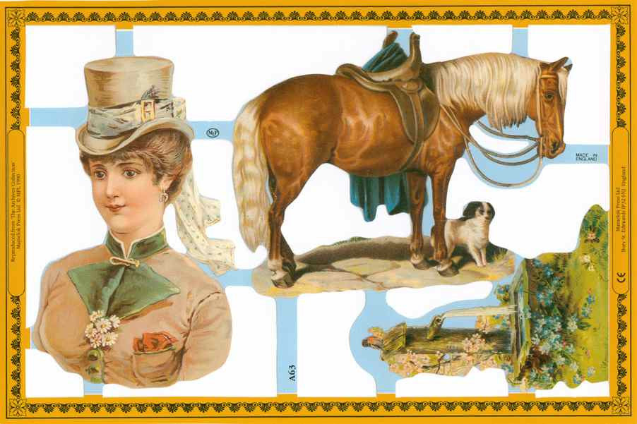 Woman and a horse
