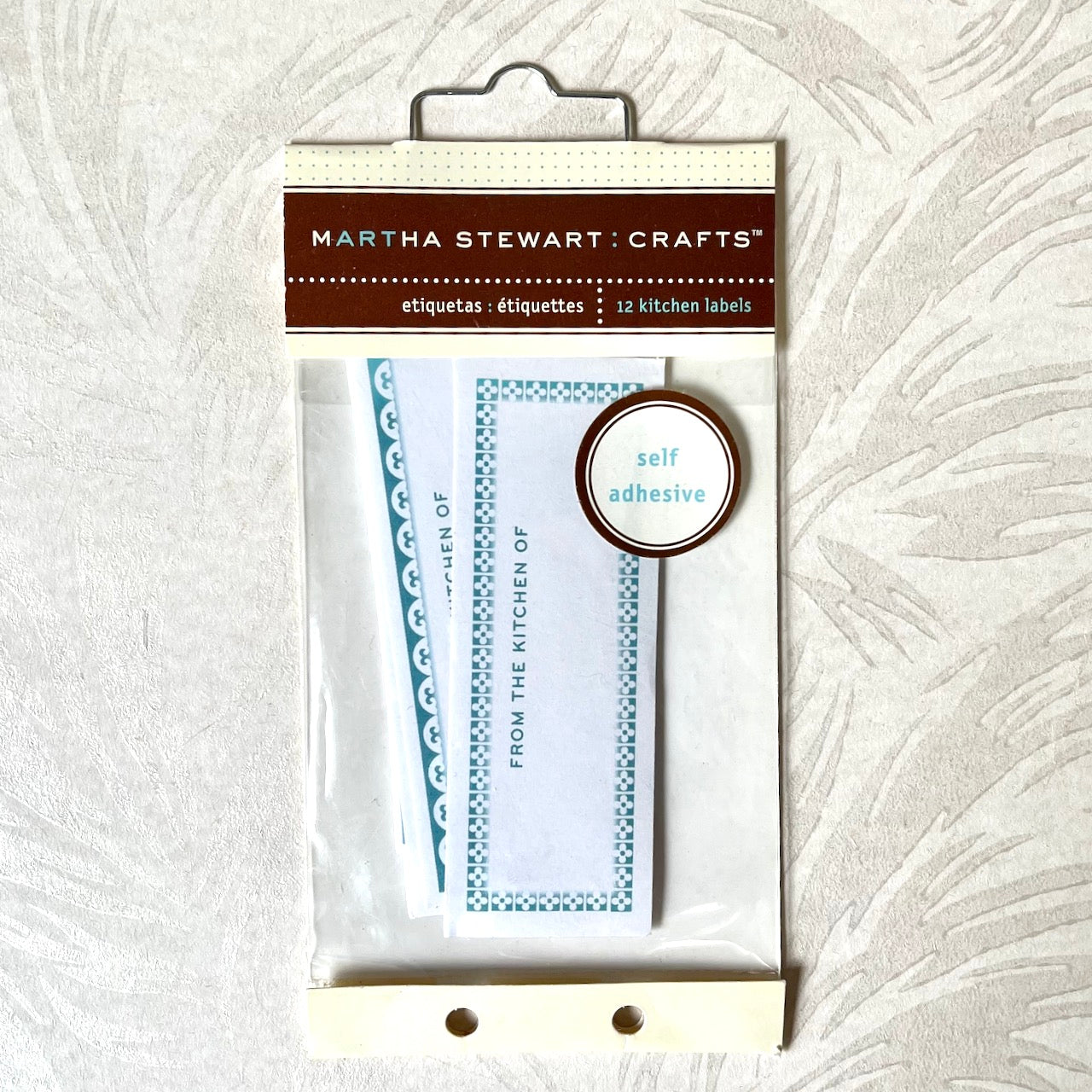 Cafe Au Lait Kitchen Labels - Martha Stewart