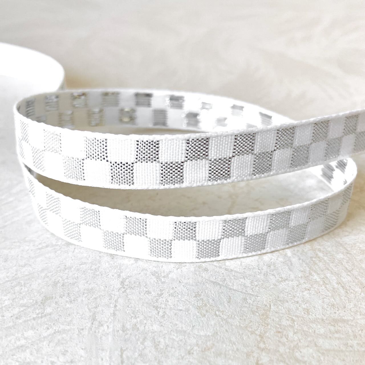Metallic_Checkered_Jacquard_Ribbon