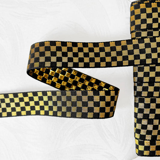 Metallic_Checkered_Jacquard_Ribbon