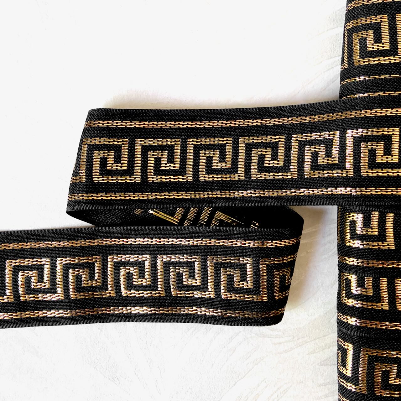 Metallic_Greek_Key_Jacquard_Ribbon