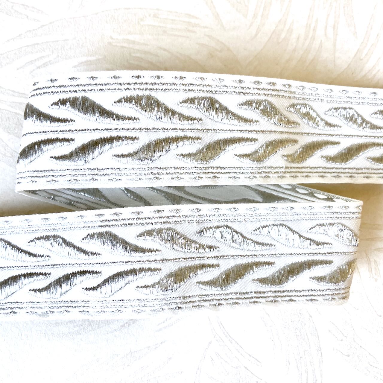 Metallic_Silver_Leaf_Jacquard_Ribbon
